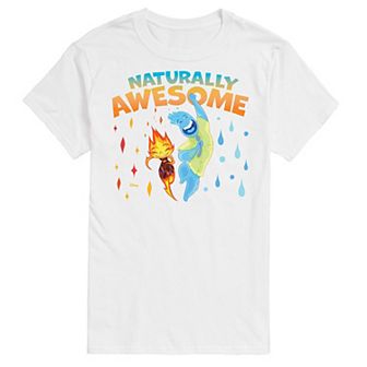 Disney's Elemental Big & Tall Naturally Awesome Graphic Tee