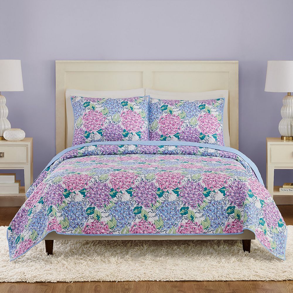 Vera deals Bradley Lanai Floral Quilt Queen Set