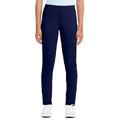 Wholesale Junior Girls' Plus Uniform Pants, Navy, 16-22 - DollarDays