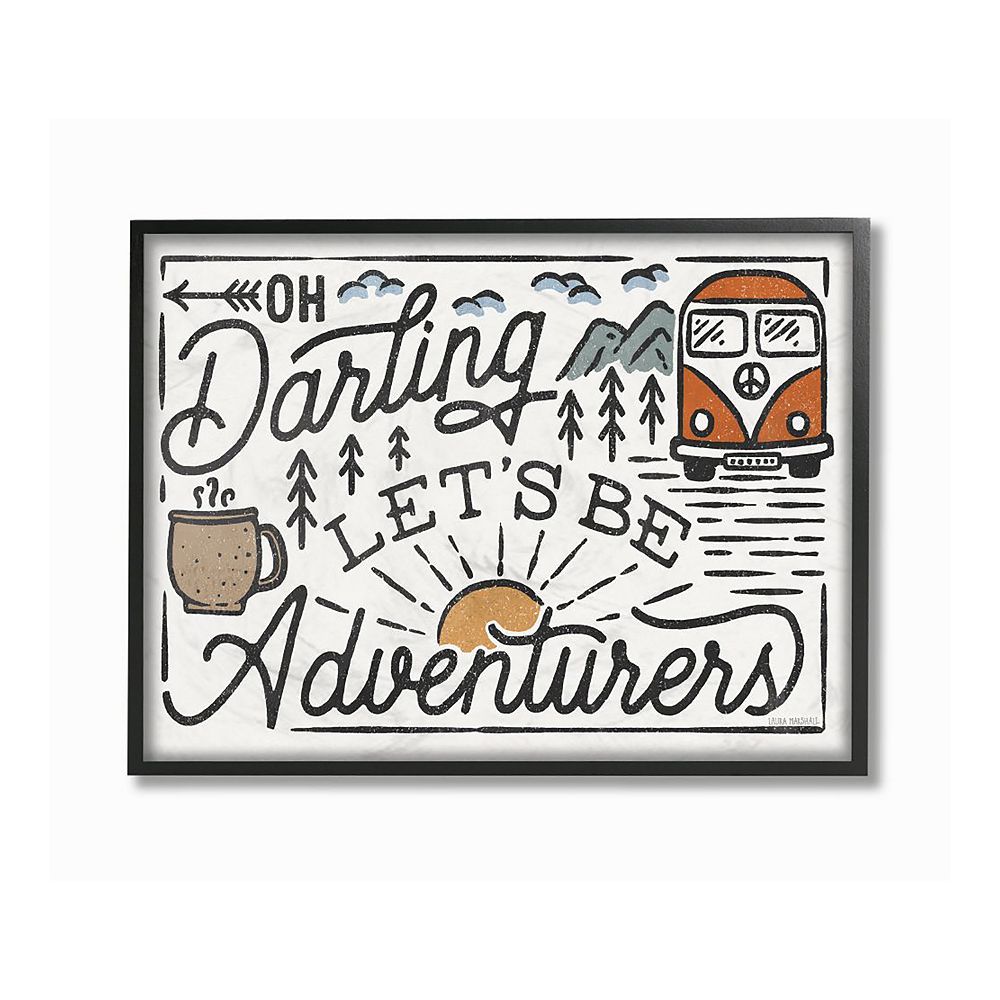Stupell Home Decor Adventurers Framed Wall Art