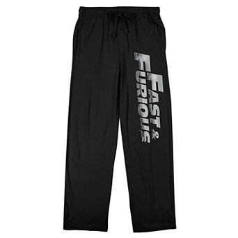 Men's The Fast & The Furious Metallic Logo Pajama Pants