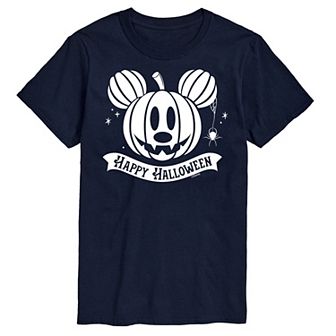 Disney's Mickey Mouse & Friends Big & Tall Happy Halloween Pumpkin Graphic Tee