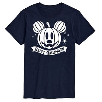 Disney's Mickey Mouse & Friends Big & Tall Happy Halloween Pumpkin Graphic Tee