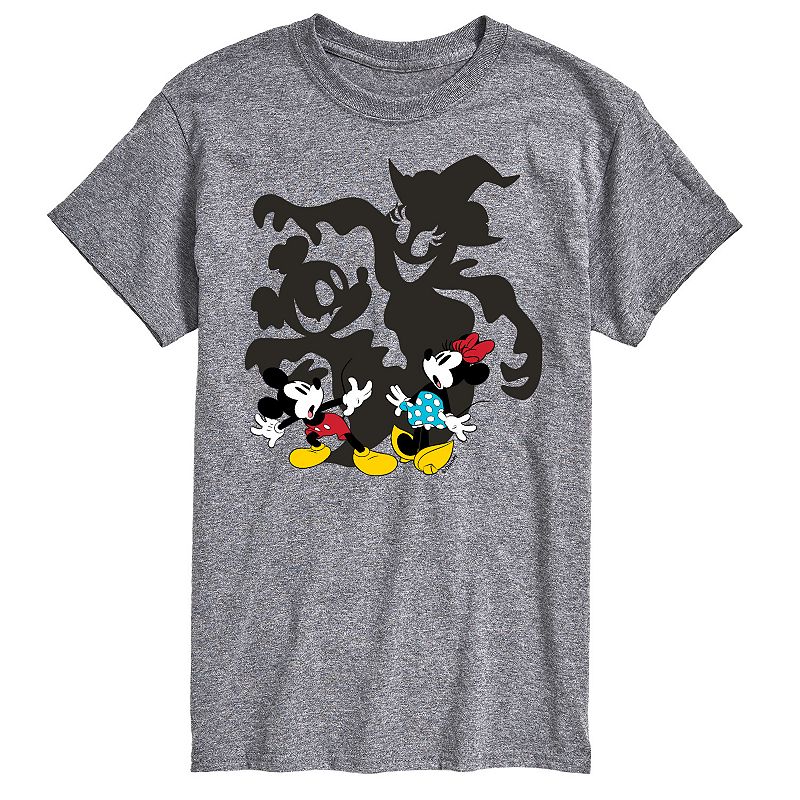 UPC 197184874098 product image for Disney's Mickey Mouse & Friends Big & Tall Mickey Minnie Scared Shadows Graphic  | upcitemdb.com