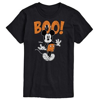 Disney's Mickey Mouse & Friends Big & Tall Mickey Scared Boo Graphic Tee