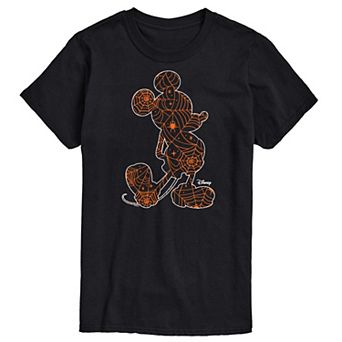 Disney's Mickey Mouse & Friends Big & Tall Mickey Spider Web Graphic Tee