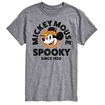 Disney's Mickey Mouse & Friends Big & Tall Spooky Since 1928 Graphic Tee