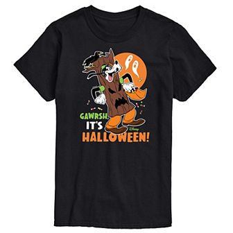 Disney's Mickey Mouse & Friends Big & Tall Gawsh Its Halloween Graphic Tee