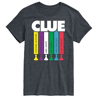 Big & Tall Clue Logo Characters Graphic Tee
