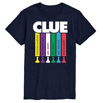 Big & Tall Clue Logo Characters Graphic Tee