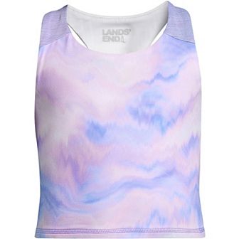 Girls 2-16 Lands' End Active Crop Tank Top