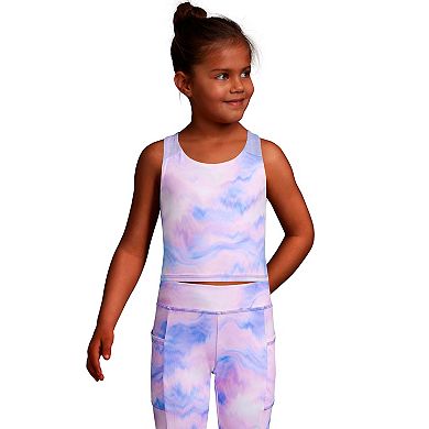 Girls 2-16 Lands' End Active Crop Tank Top