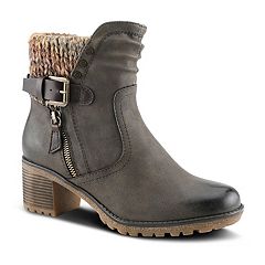 Womens sweater clearance cuff ankle boots