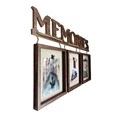 Hanging 3-Opening Memories Picture Frame