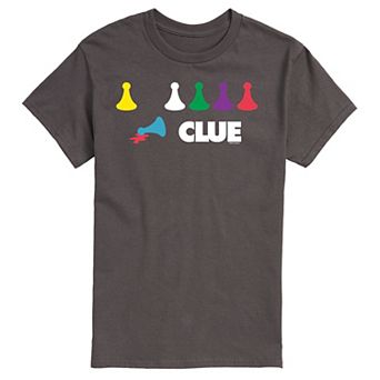 Men's Clue Game Pieces Graphic Tee