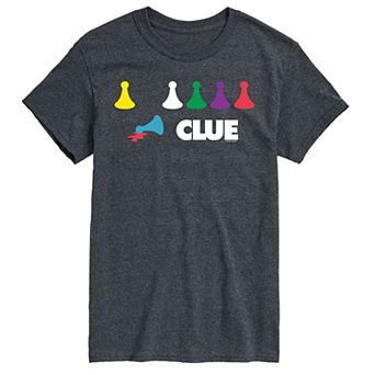 Men's Clue Game Pieces Graphic Tee