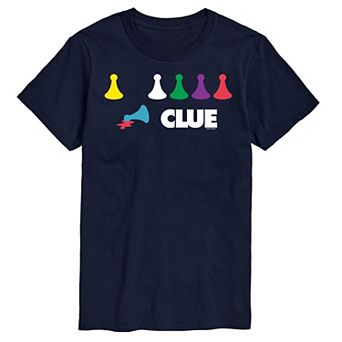 Men's Clue Game Pieces Graphic Tee