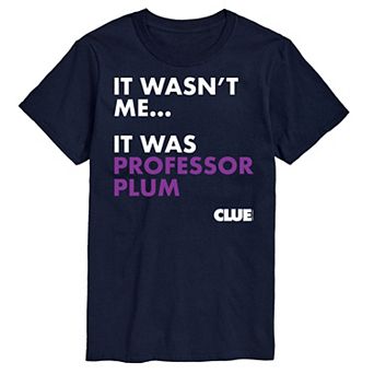 Men's Clue It Was Professor Plum Graphic Tee