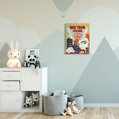 Stupell Home Decor Use Your Voice Feminist Pop Wall Art
