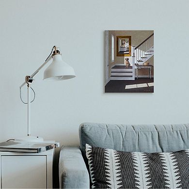 Stupell Home Decor Dog Portrait Country Wall Art