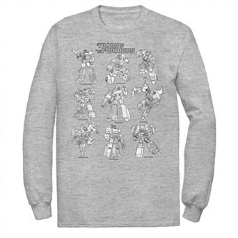 Big & Tall Transformers Textbook Poster Long Sleeve