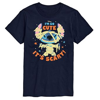 Disney's Lilo & Stitch Men's So Cute Its Scary Tee