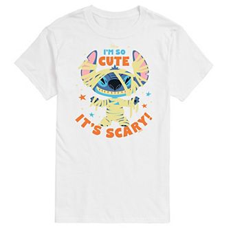 Disney's Lilo & Stitch Men's So Cute Its Scary Tee