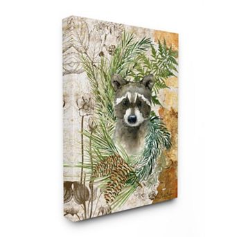 Stupell Home Decor Baby Raccoon Canvas Wall Art
