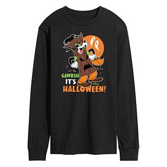 Disney's Goofy Men's Gawrsh It's Halloween Long Sleeve Graphic Tee