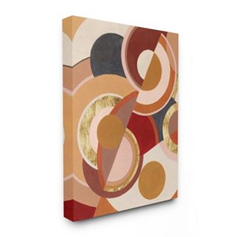 Stupell Home Decor Abstract Circles Canvas Wall Art - Size: 36X48
