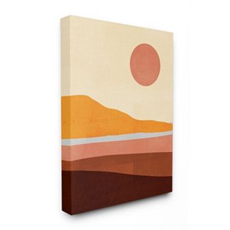 Stupell Home Decor Abstract Beach Canvas Wall Art