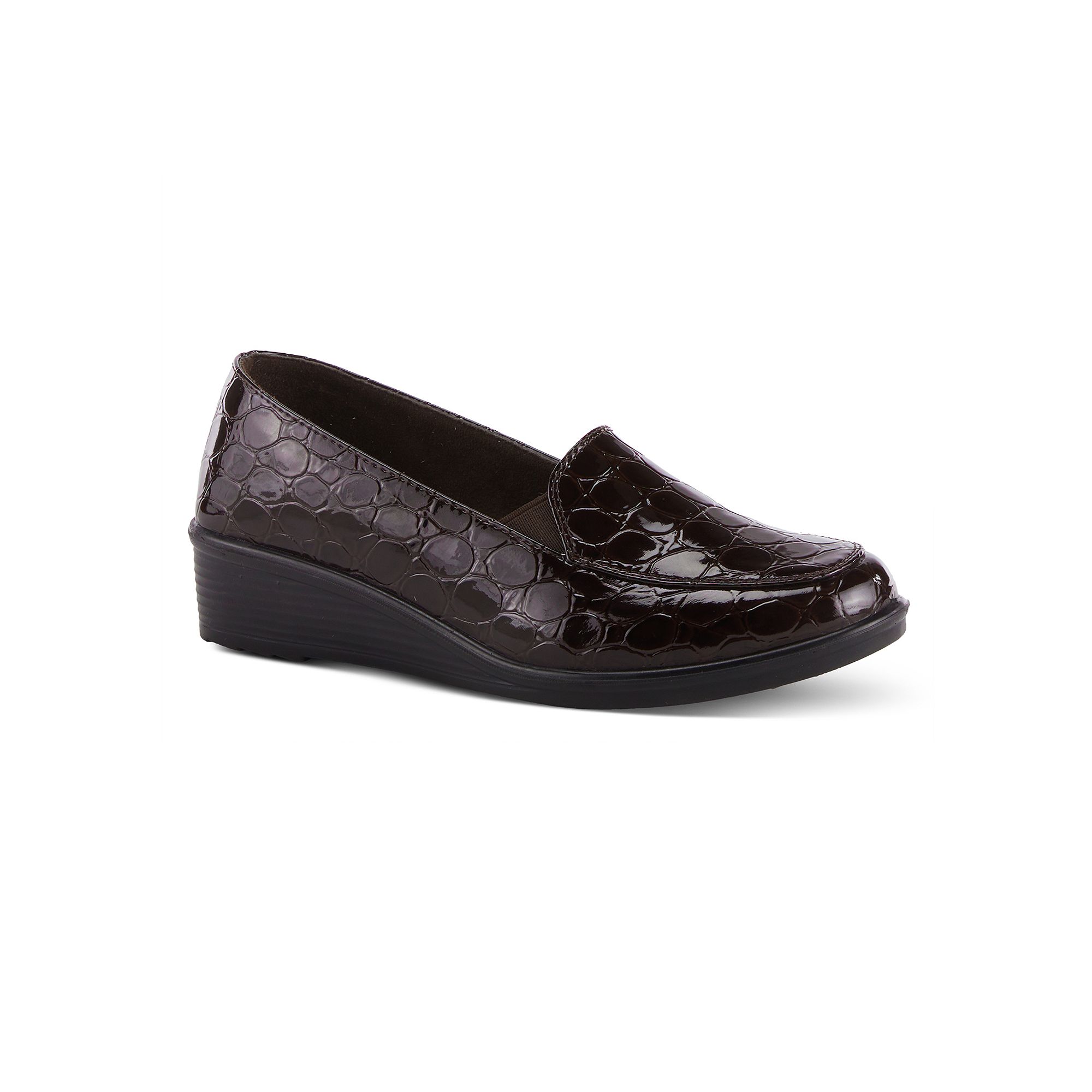 Flexus by Spring Step Biddey Womens Slip-on Loafers, Size: 36, Dark Brown 