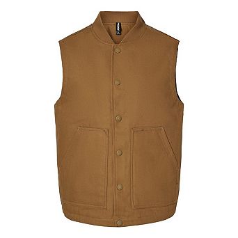 Independent Trading Co. Insulated Canvas Workwear Vest