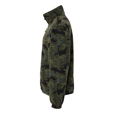 Burnside Polar Fleece Quarter-zip Pullover