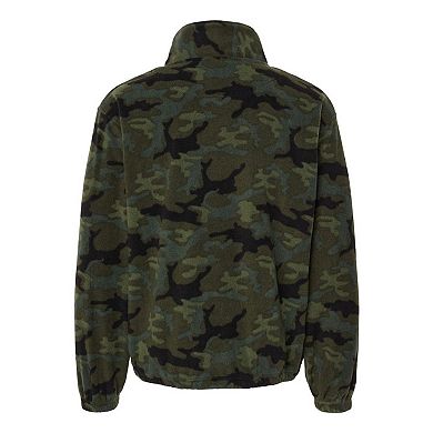 Burnside Polar Fleece Quarter-zip Pullover
