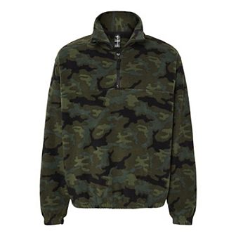 Burnside Polar Fleece Quarter-Zip Pullover