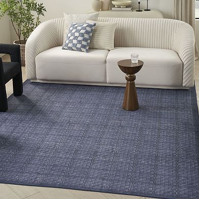 Nourison Washables Modern Geometric Indoor Non-skid Area Rug