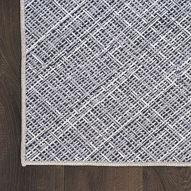 Nourison Washables Modern Indoor Non-skid Area Rug