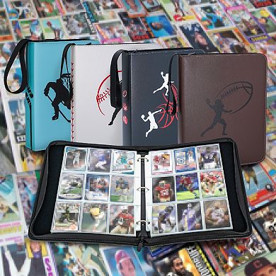 CLOVERCAT 9 Pocket Waterproof Trading Card Binder Album, 720 Pockets