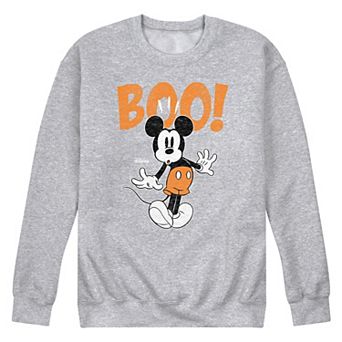 Disney's Mickey Mouse Men's Scared Boo Fleece Sweatshirt