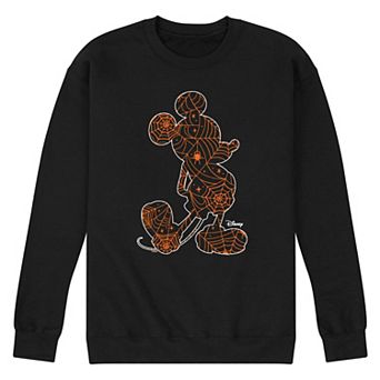 Disney's Mickey Mouse Men's Spider Web Silhouette Fleece Sweatshirt