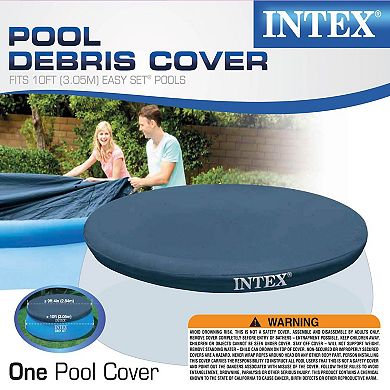 Intex 12 Ft Round Easy Set And Metal Frame Swimming Pool Solar Tarp, Cover Only