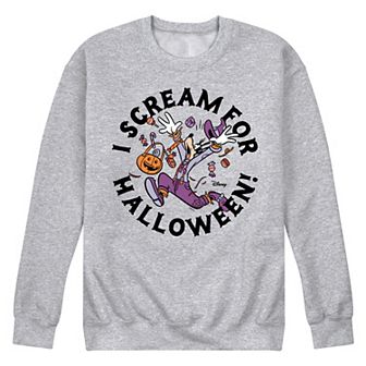 Disney's Goofy Men's I Scream For Halloween Fleece Sweatshirt
