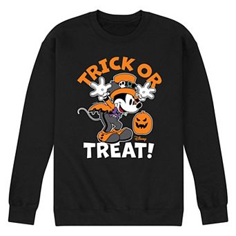 Disney's Mickey Mouse Men's Trick Or Treat Fleece Sweatshirt