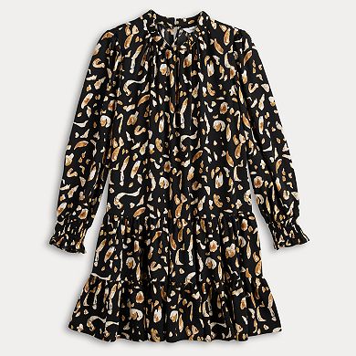 Women's Nine West Long-Sleeve Swing Dress