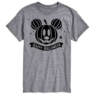 Disney's Mickey And Minnie Mouse Men's Scared Shadows Graphic Tee