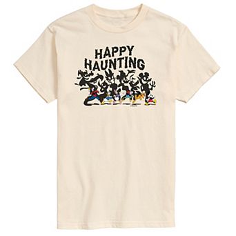 Disney's Mickey Mouse & Friends Men's Happy Haunting Graphic Tee