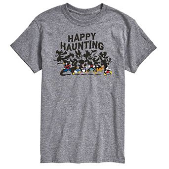 Disney's Mickey Mouse & Friends Men's Happy Haunting Graphic Tee