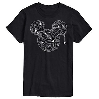 Disney's Mickey Mouse Men's Spider Web Graphic Tee