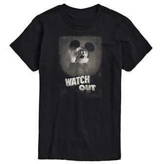 Disney's Mickey Mouse Men's Watch Out Graphic Tee